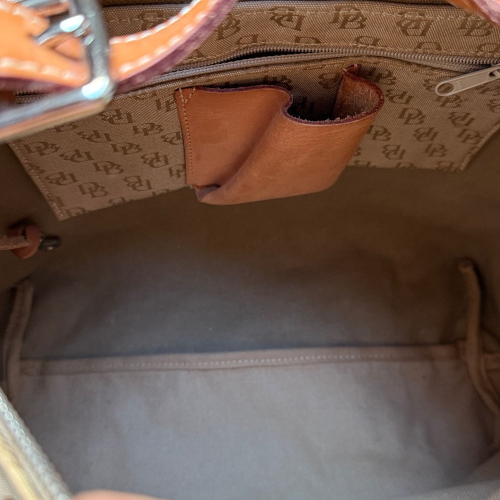 Dooney and Bourke signature canvas satchel - Picture 5 of 5